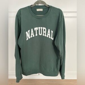 Museum of Peace and Quiet green sweatshirt